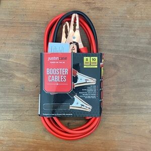 Booster Cables 8ft. New and compact